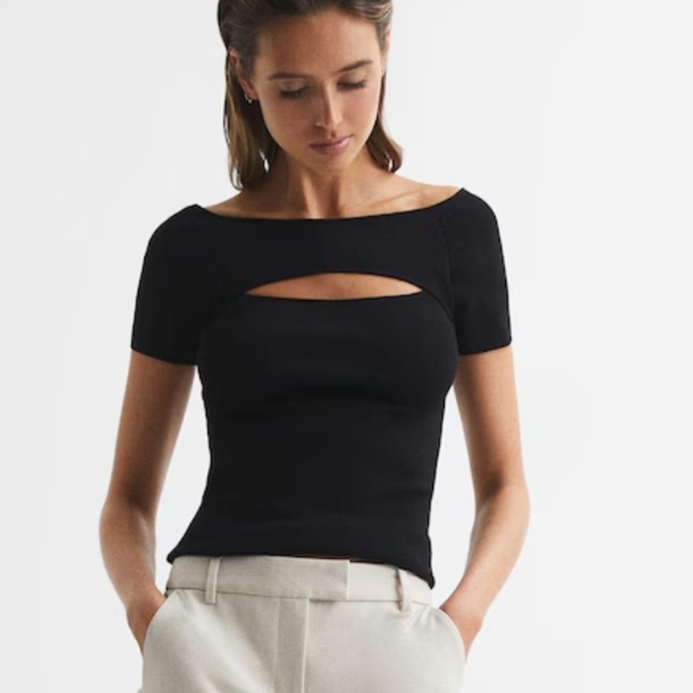 NWT REISS ESME CUT OFF TOP